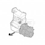 BEM3844 BORG & BECK - Опора  двигуна 