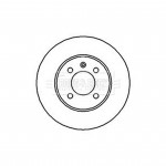 BBD4037 BORG & BECK - Диск гальмівний (2 шт) 