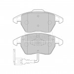 BBP1876 BORG & BECK - Гальмівні колодки до дисків 