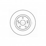 BBD4606 BORG & BECK - Диск гальмівний (2 шт) 