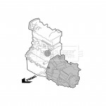 BEM3243 BORG & BECK - Опора  двигуна 