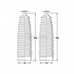 BSG3425 BORG & BECK - Пильовик кермової рейки к-т 