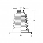 BCB2788 BORG & BECK - Пильовик привідного вала к-т 