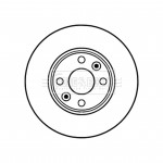 BBD5226 BORG & BECK - Диск гальмівний (2 шт) 