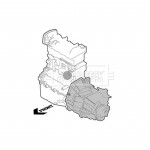 BEM4309 BORG & BECK - Опора  двигуна 