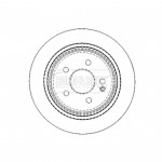 BBD4489 BORG & BECK - Диск гальмівний (2 шт) 