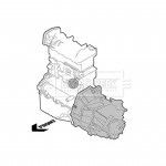 BEM3376 BORG & BECK - Опора  двигуна 