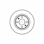 BBD4245 BORG & BECK - Диск гальмівний (2 шт) 