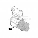 BEM3213 BORG & BECK - Опора  двигуна 