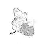 BEM3466 BORG & BECK - Опора  двигуна 