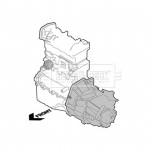 BEM3856 BORG & BECK - Опора  двигуна 