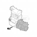 BEM3669 BORG & BECK - Опора  двигуна 