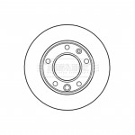 BBD5134 BORG & BECK - Диск гальмівний (2 шт) 