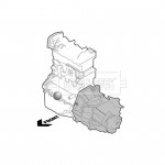 BEM4281 BORG & BECK - Опора  двигуна 