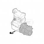 BEM4272 BORG & BECK - Опора  двигуна 