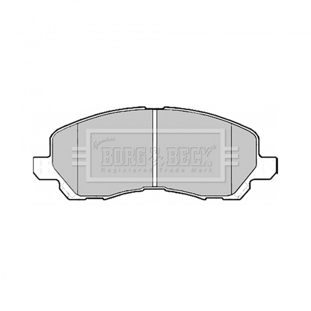 BBP2173 BORG & BECK - Гальмівні колодки до дисків