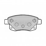 BBP1966 BORG & BECK - Гальмівні колодки до дисків 