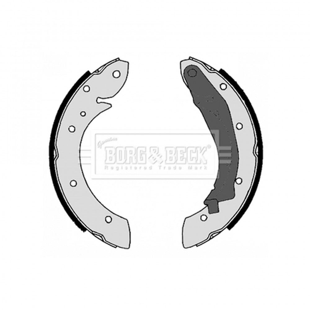 BBS6262 BORG & BECK - Гальмівні колодки до барабанів