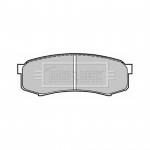 BBP1514 BORG & BECK - Гальмівні колодки до дисків 