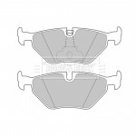BBP1591 BORG & BECK - Гальмівні колодки до дисків 