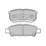BBP2003 BORG & BECK - Гальмівні колодки до дисків 