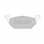 BBP1618 BORG & BECK - Гальмівні колодки до дисків 