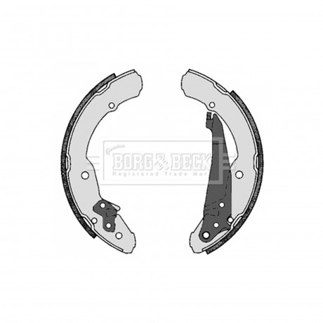 BBS6230 BORG & BECK - Гальмівні колодки до барабанів