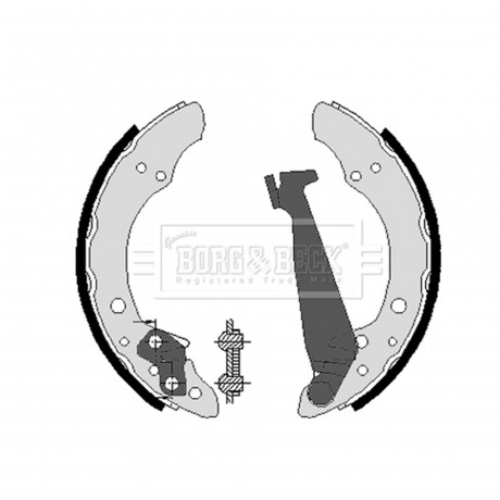 BBS6213 BORG & BECK - Гальмівні колодки до барабанів