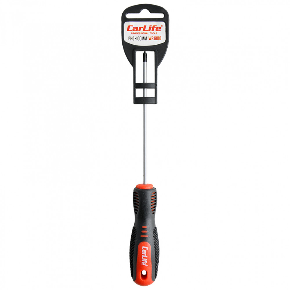 CARLIFE  Викрутка Carlife хрестова PH0x100mm, Cr-V 6150