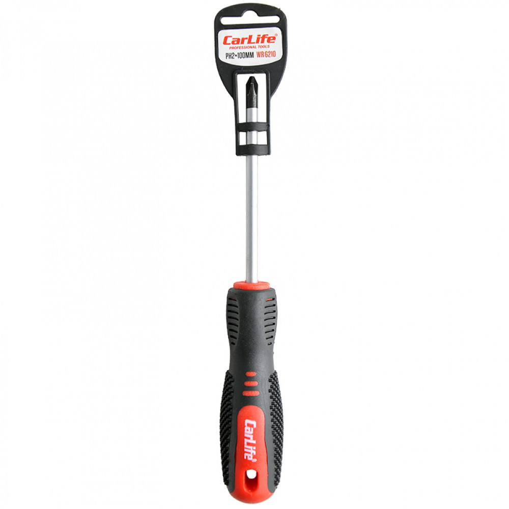 CARLIFE  Викрутка Carlife хрестова PH2x100mm, Cr-V 6150