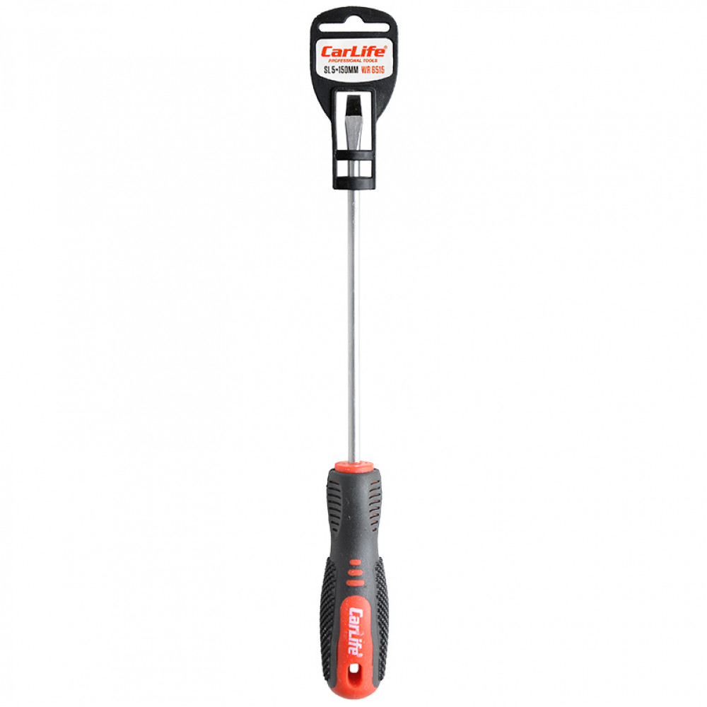 CARLIFE  Викрутка Carlife шліцева SL5x150mm, Cr-V 6150