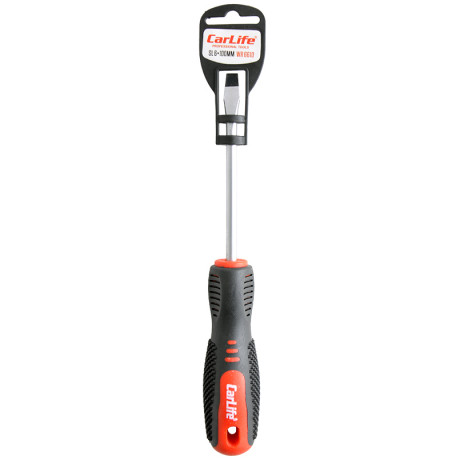CARLIFE  Викрутка Carlife шліцева SL6x100mm, Cr-V 6150