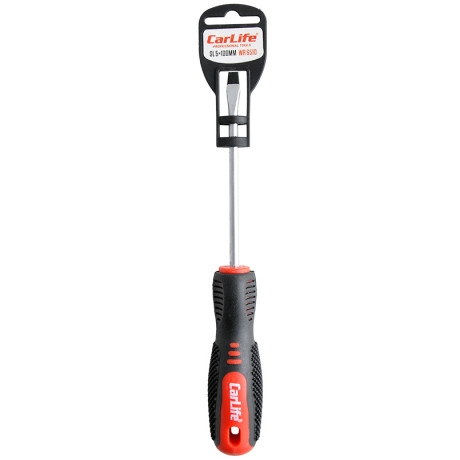 CARLIFE  Викрутка Carlife шліцева SL5x100mm, Cr-V 6150