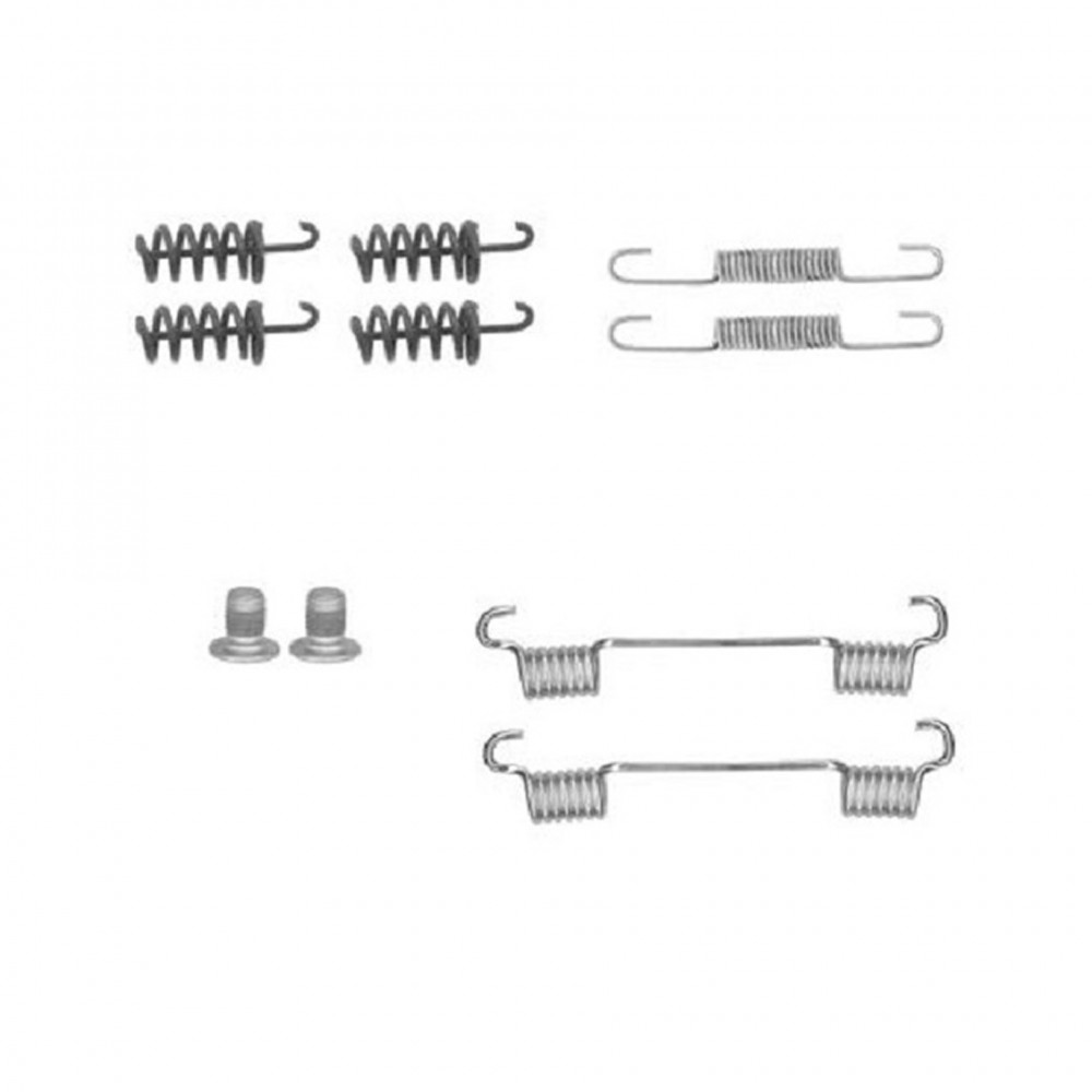 105-0874 QUICK BRAKE Комплект пружинок колодок ручного гальма