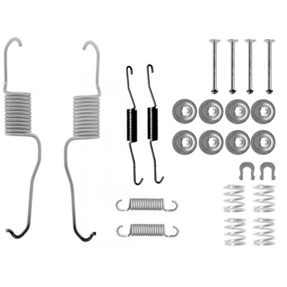 105-0886 QUICK BRAKE Комплект пружинок колодок ручного гальма