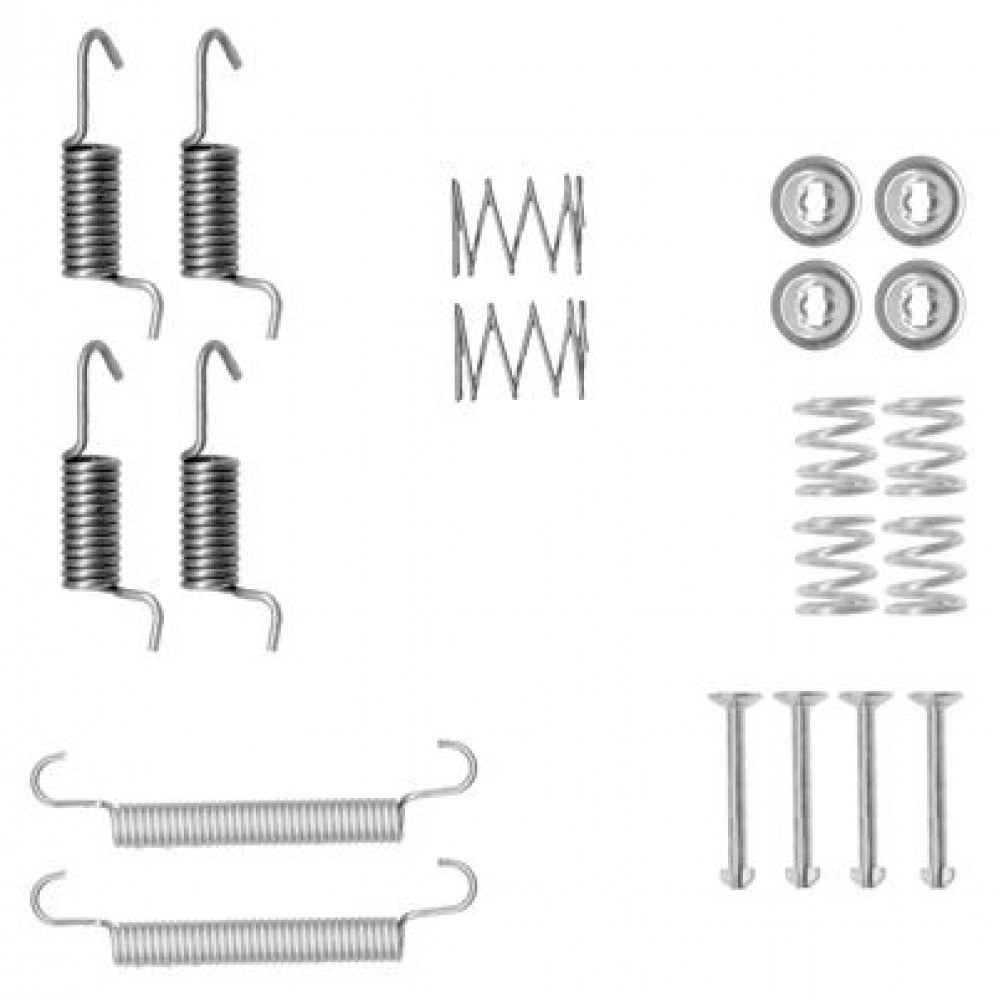 105-0899 QUICK BRAKE Комплект пружинок колодок ручного гальма