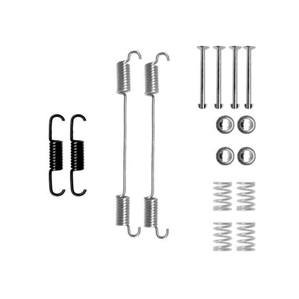 105-0796 QUICK BRAKE Комплект пружинок колодок ручного гальма