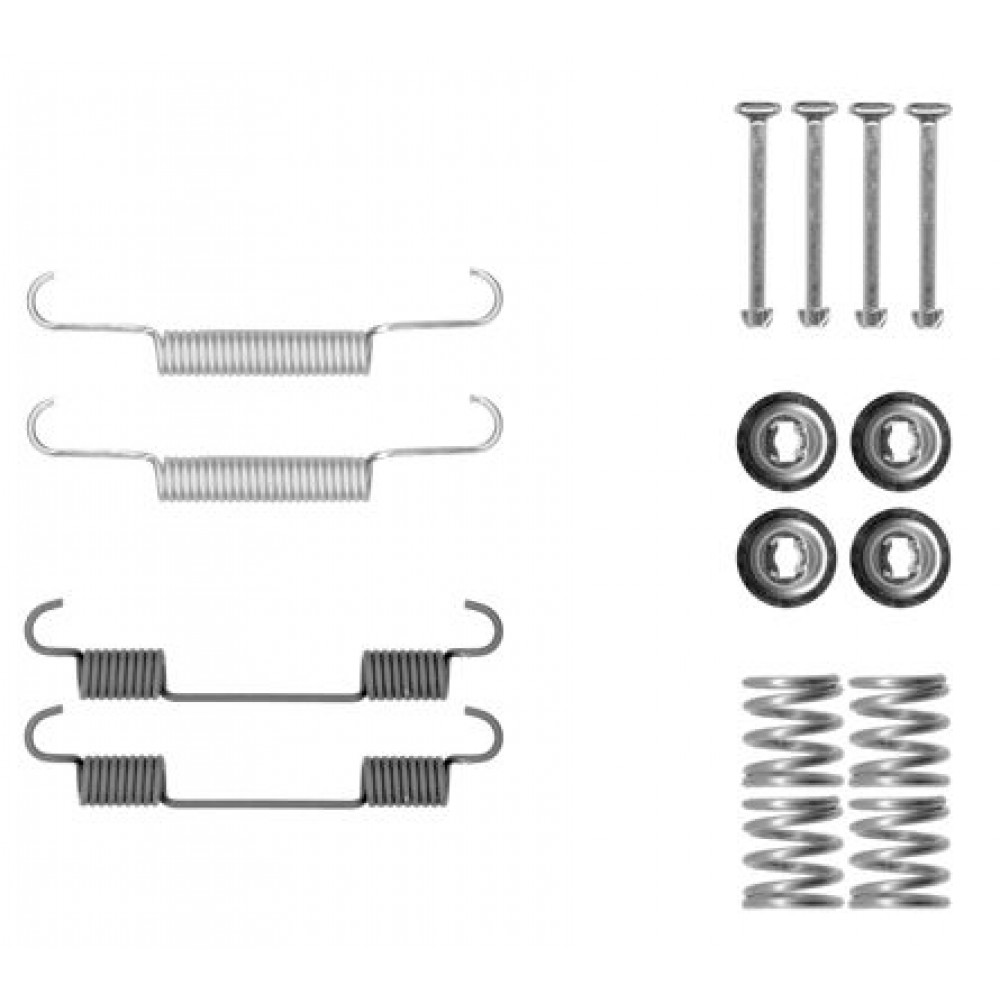 105-0897 QUICK BRAKE Комплект пружинок колодок ручного гальма