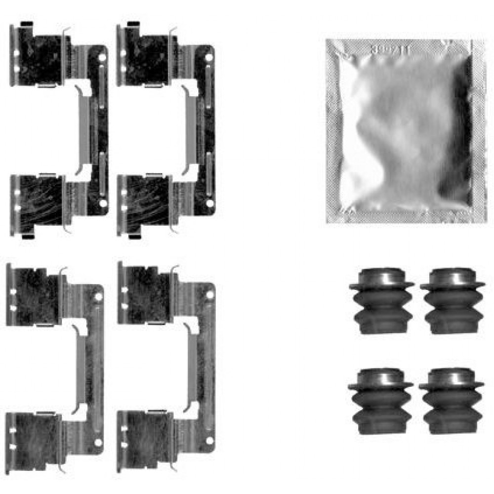 109-1838 QUICK BRAKE Планка супорта прижимна