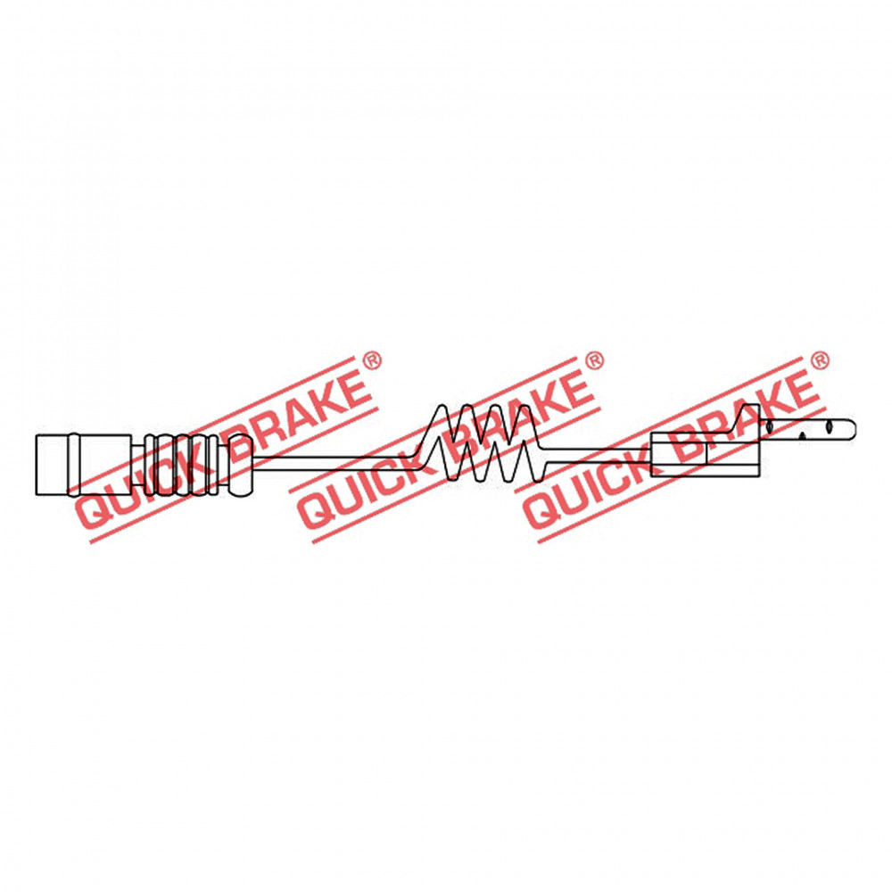 WS 0168 A QUICK BRAKE Датчик зносу гальмівних колодок