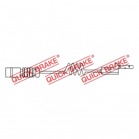 WS 0168 A QUICK BRAKE Датчик зносу гальмівних колодок