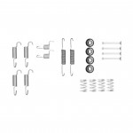 105-0025 QUICK BRAKE Комплект пружинок колодок ручного гальма 