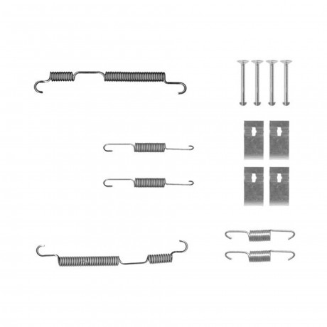 105-0050 QUICK BRAKE Комплект пружинок колодок ручного гальма