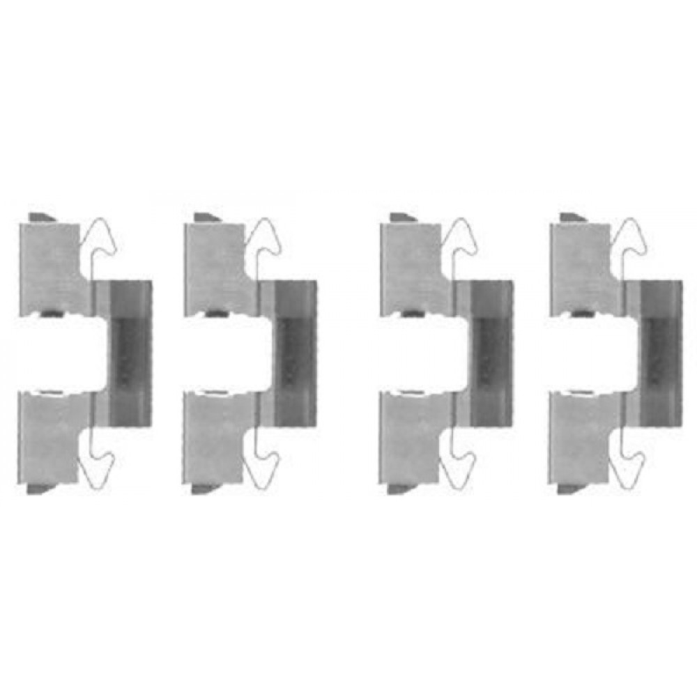 109-1714 QUICK BRAKE Планка супорта прижимна