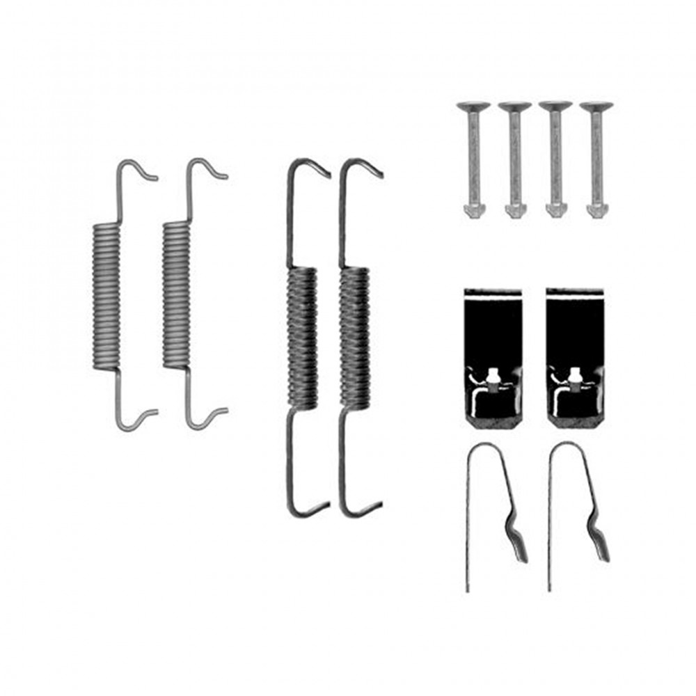 105-0027 QUICK BRAKE Комплект пружинок колодок ручного гальма