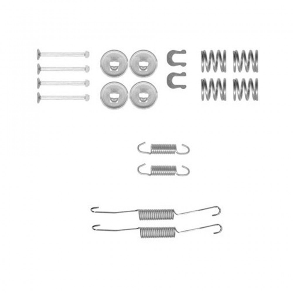 105-0778 QUICK BRAKE Комплект пружинок колодок ручного гальма
