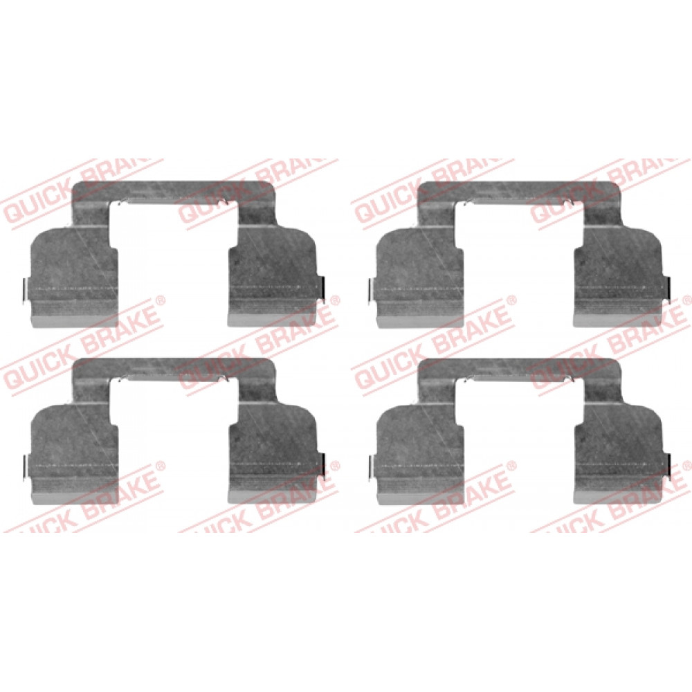 109-1698 QUICK BRAKE Планка супорта прижимна