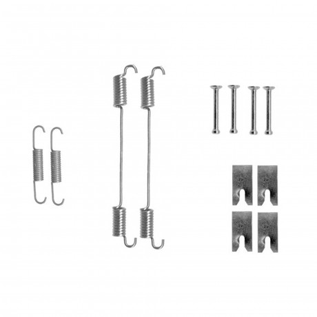 105-0862 QUICK BRAKE Комплект пружинок колодок ручного гальма