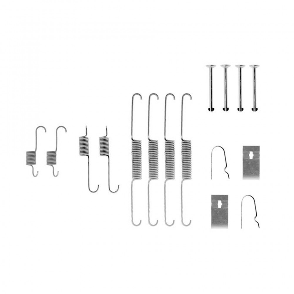 105-0782 QUICK BRAKE Комплект пружинок колодок ручного гальма