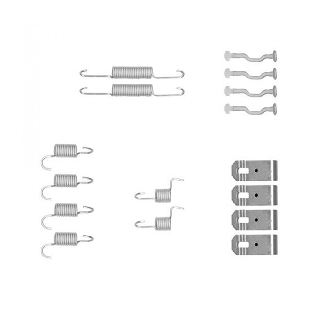 105-0876 QUICK BRAKE Комплект пружинок колодок ручного гальма